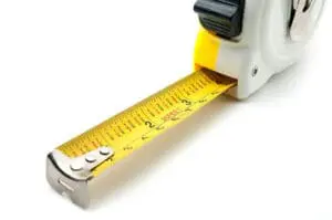 Measuring tape.
