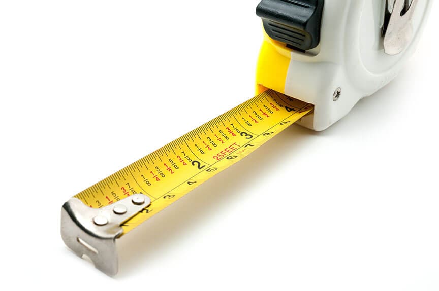 Measuring tape.