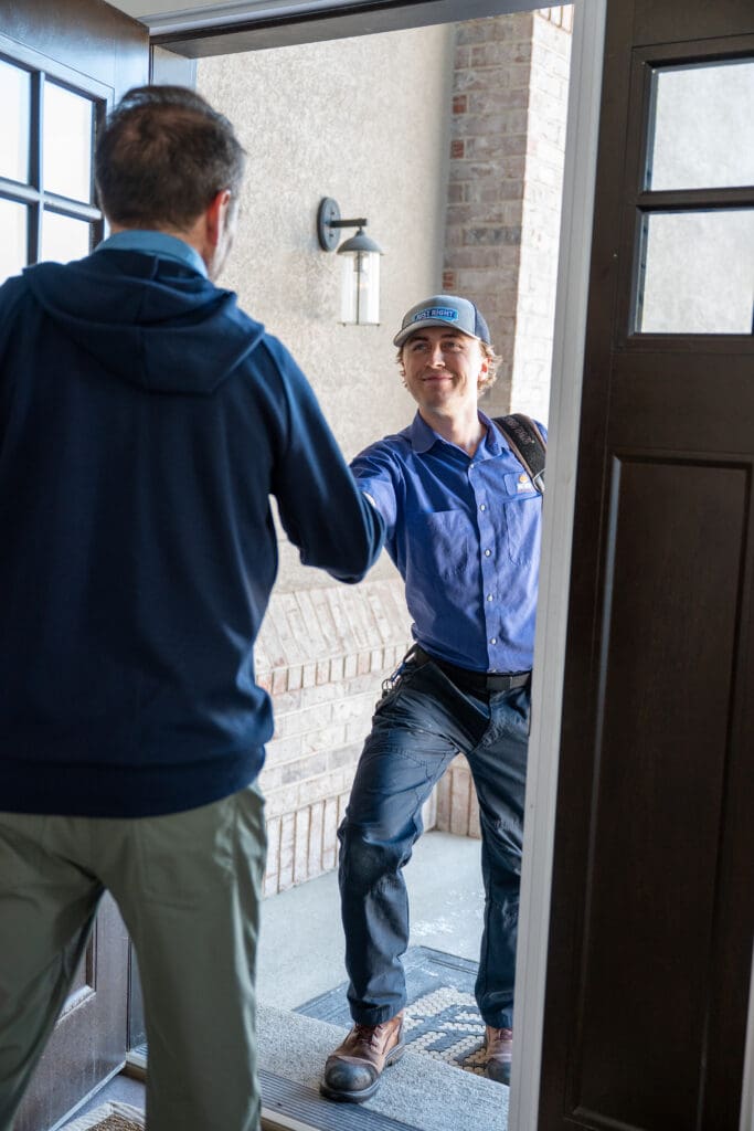 Just Right Plumbing, Heating and Air At Home in Salt Lake City