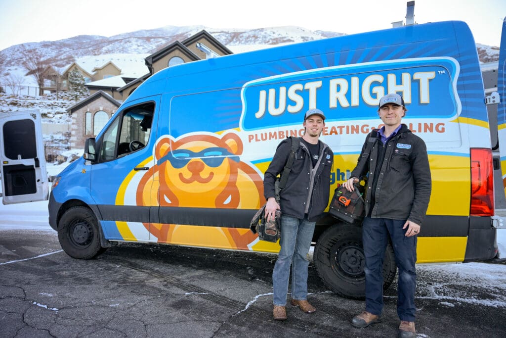 Local plumber in West Jordan, UT repairing bathroom sink leak