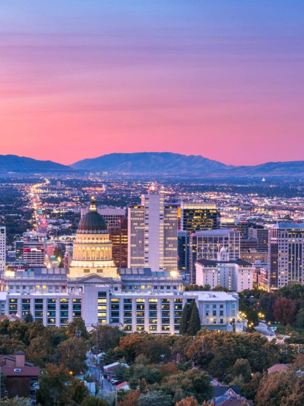salt lake city, ut skyline