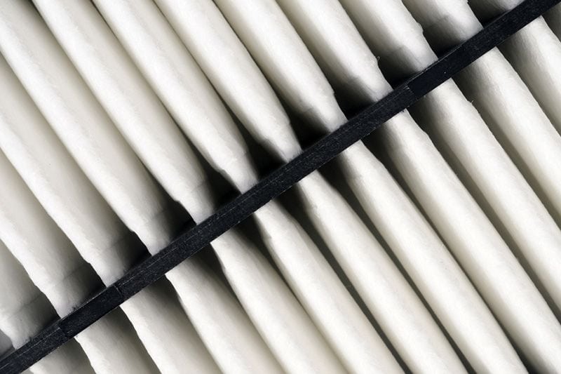 Image of air filter. Air Filters vs. Air Cleaners.